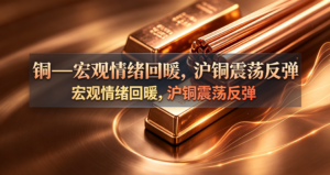 铜—宏观情绪回暖，沪铜震荡反弹